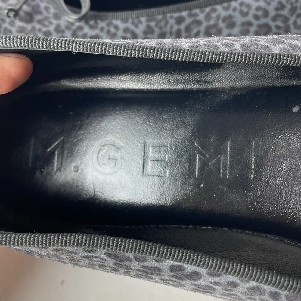 M Gemi Danza Black Leopard Flats